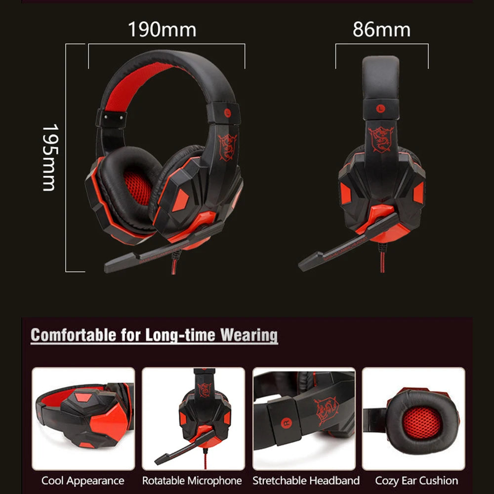 3.5mm Wired Gaming Headphones