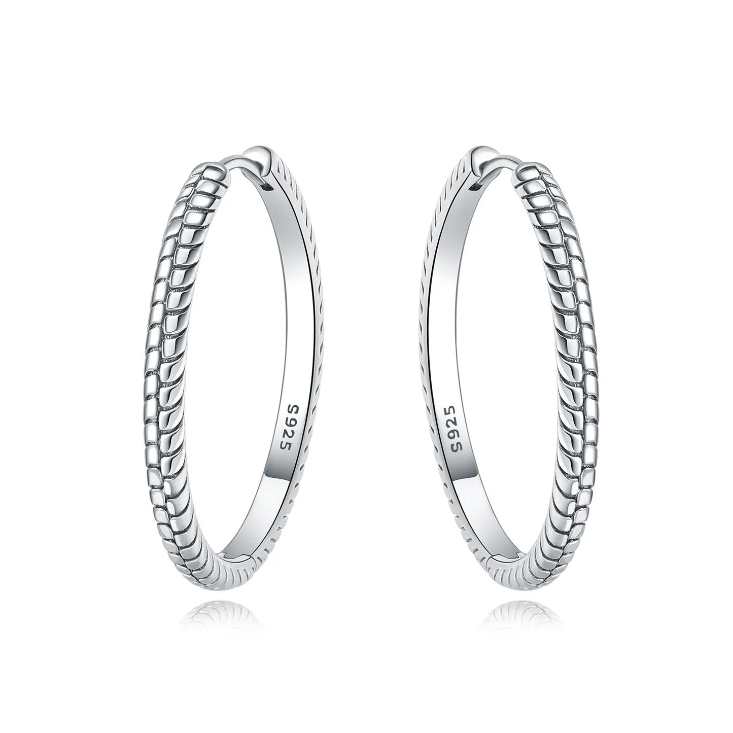 Sterling Silver Minimalist Hoop Earrings