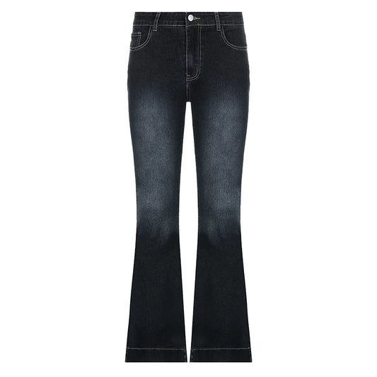 Vintage Low-Rise Flare Jeans