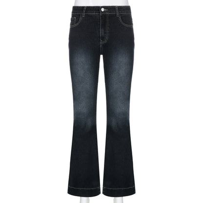 Vintage Low-Rise Flare Jeans