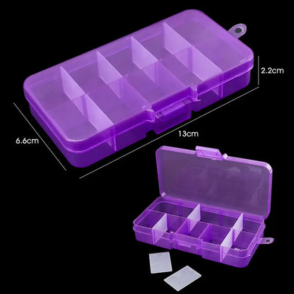 10-Grid / 15-Grid Plastic Organizer Storage Box