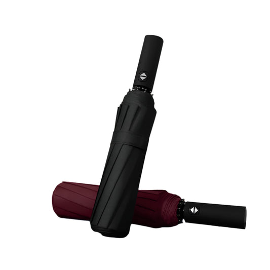 Luxury 12-Bone Automatic Folding Umbrella