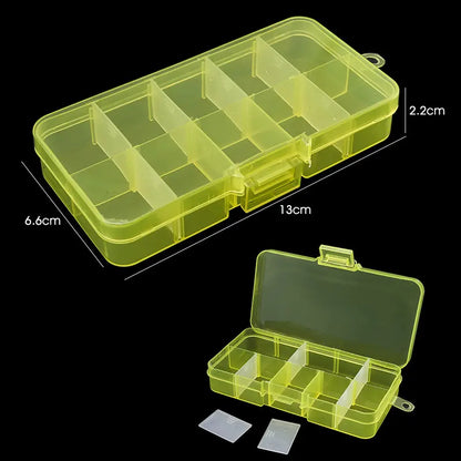 10-Grid / 15-Grid Plastic Organizer Storage Box