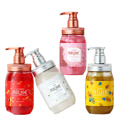 Whitening & Brightening Bath Foam + Scrub Body Wash