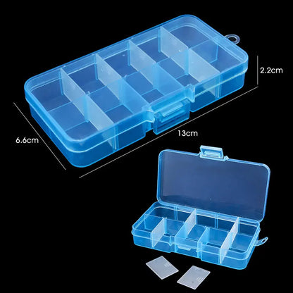 10-Grid / 15-Grid Plastic Organizer Storage Box