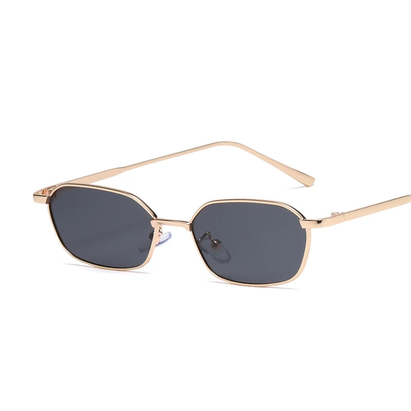Retro Steampunk Square Sunglasses for Women