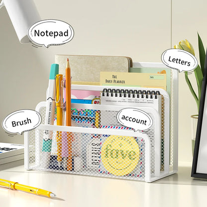 Desk Mail Organizer and Small File Holder