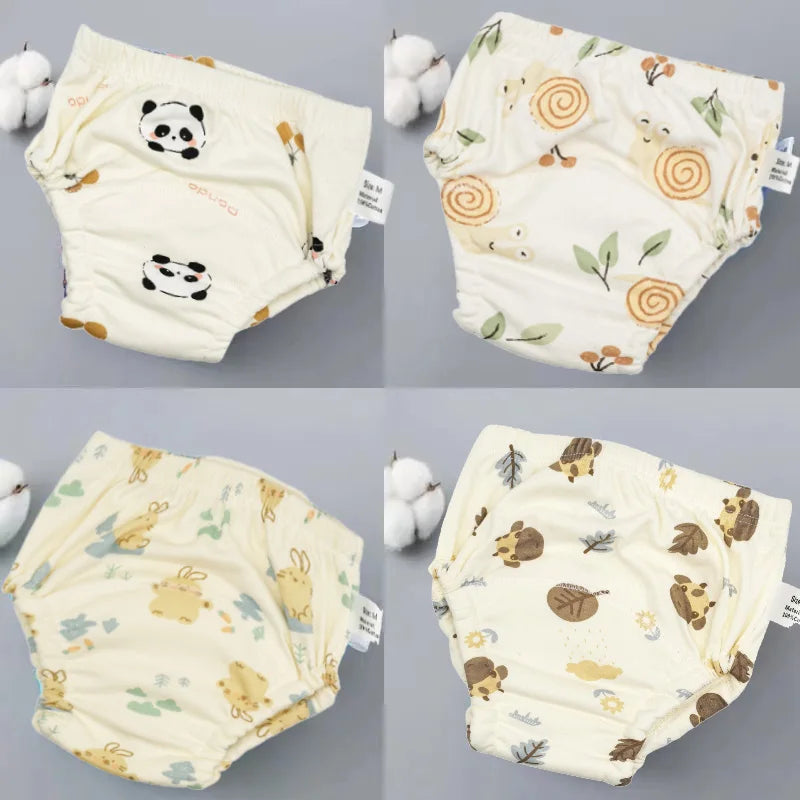 4PCS Set of Baby Training Pants for Toddler Girls