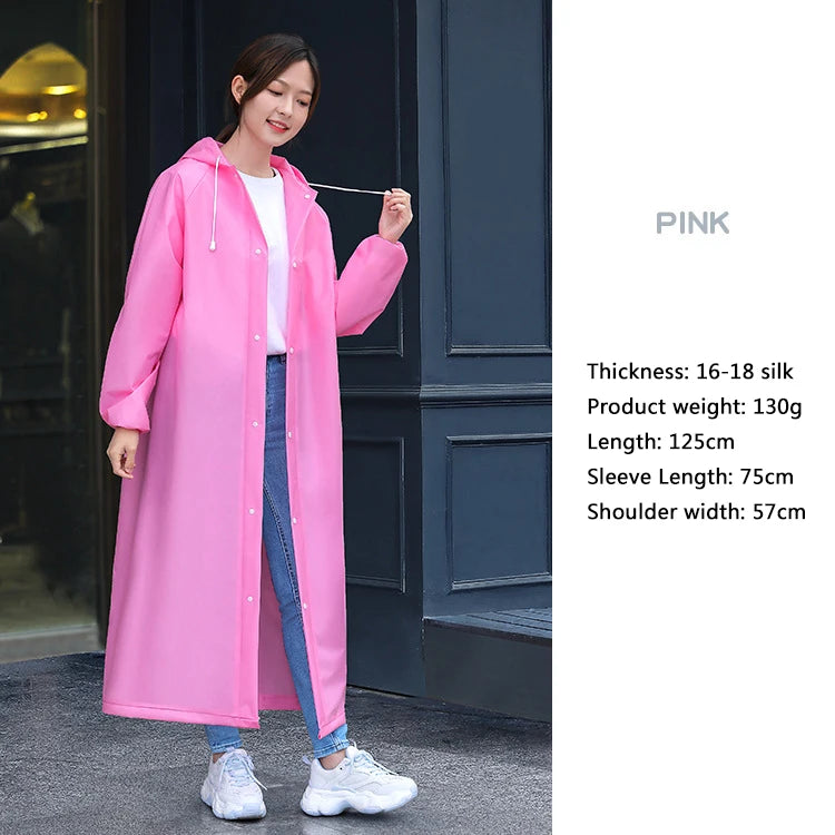 Adult Long Waterproof Raincoat
