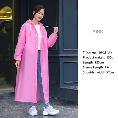 Adult Long Waterproof Raincoat