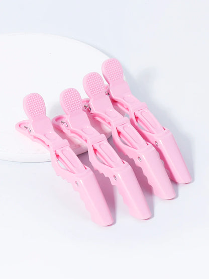 4-Piece Crocodile Hair Clips Set