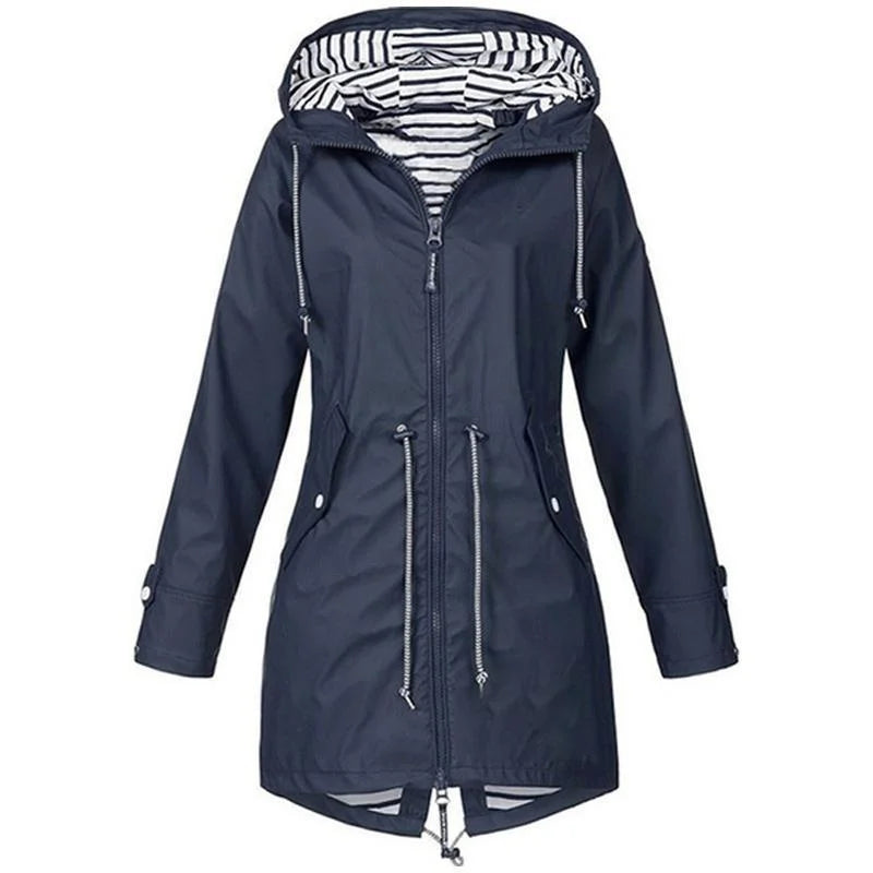 Women’s Waterproof Lightweight Trench Raincoat