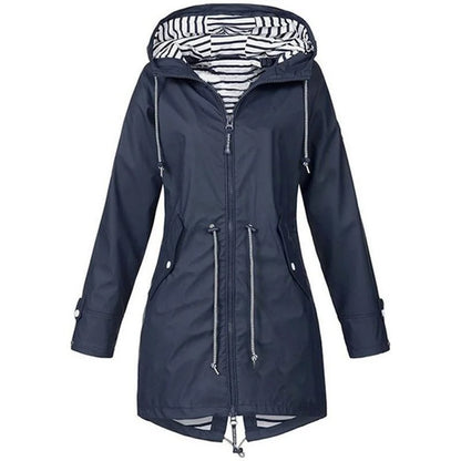 Women’s Waterproof Lightweight Trench Raincoat