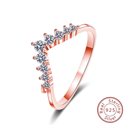 Sterling Silver Little Princess Crown Ring