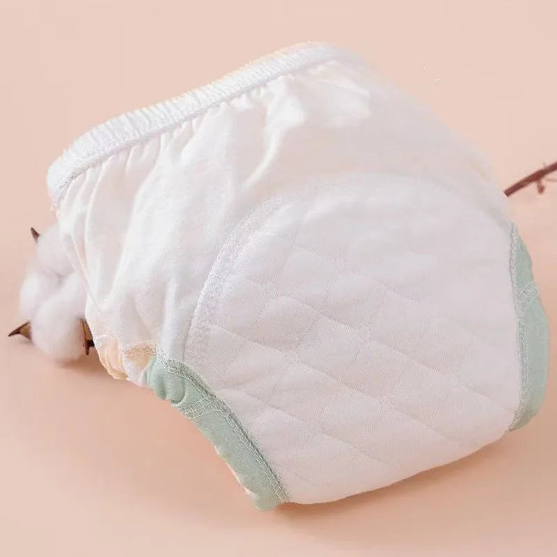 4pcs Set of Baby Cartoon Cotton Training Pants