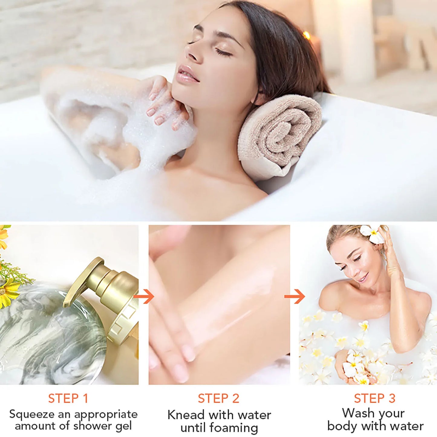 Natural Fragrance Shower Gel