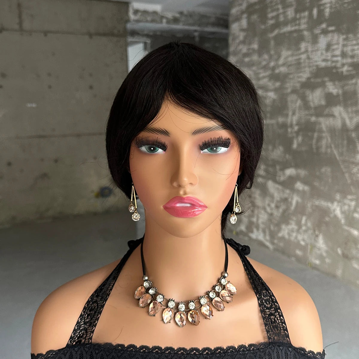 Short Straight Pixie Cut Wig