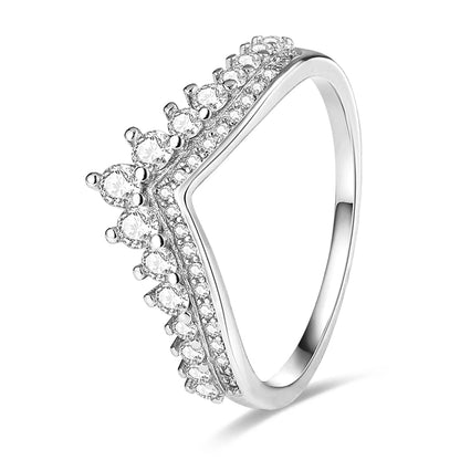 Silver-Plated Infinity Flower Daisy Ring for Women 