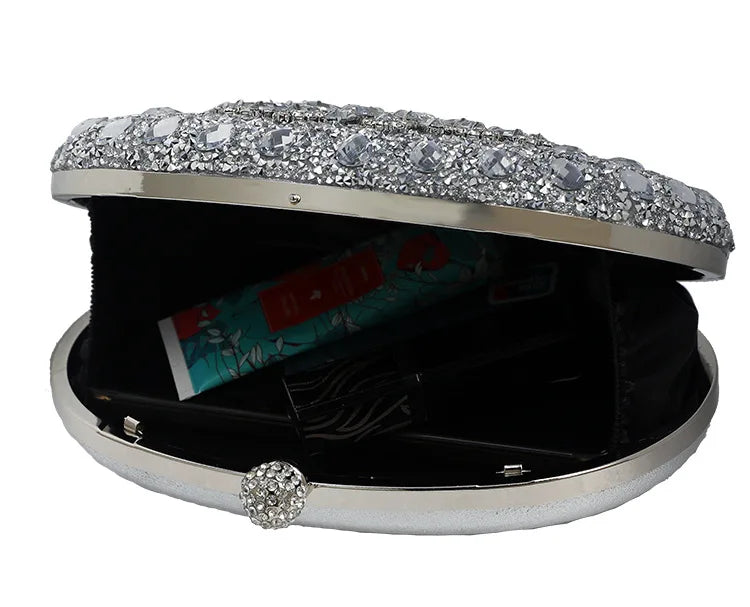 Luxury Crystal Diamond Clutch