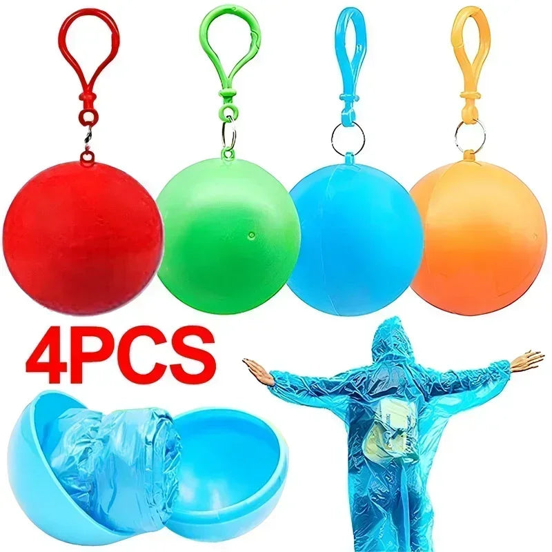 Colorful Mini Portable Raincoat Ball