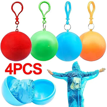 Colorful Mini Portable Raincoat Ball