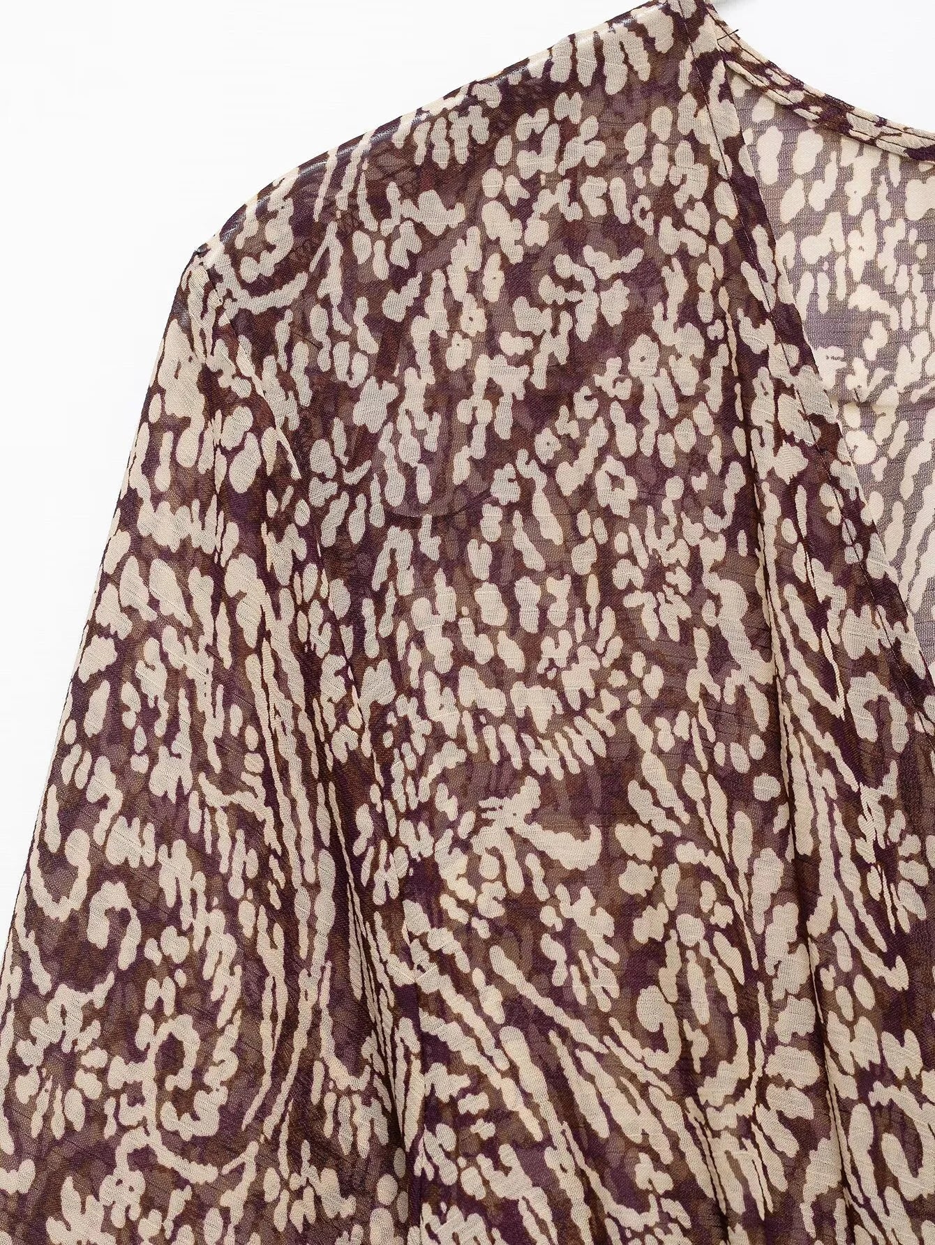 Spring Retro V-Neck Midi Dress