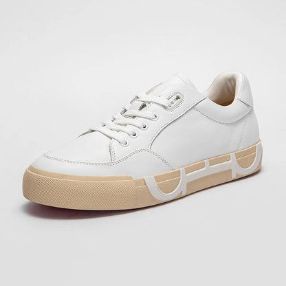 New Women’s Casual White Lace-Up Shoes