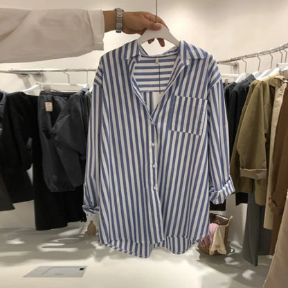 Striped Western-Style Shirt
