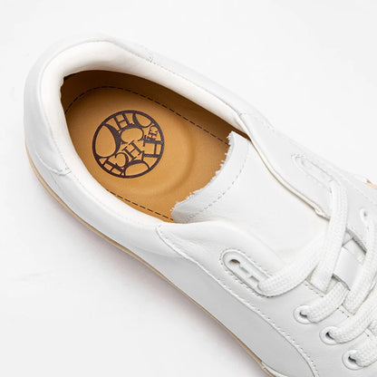 New Women’s Casual White Lace-Up Shoes