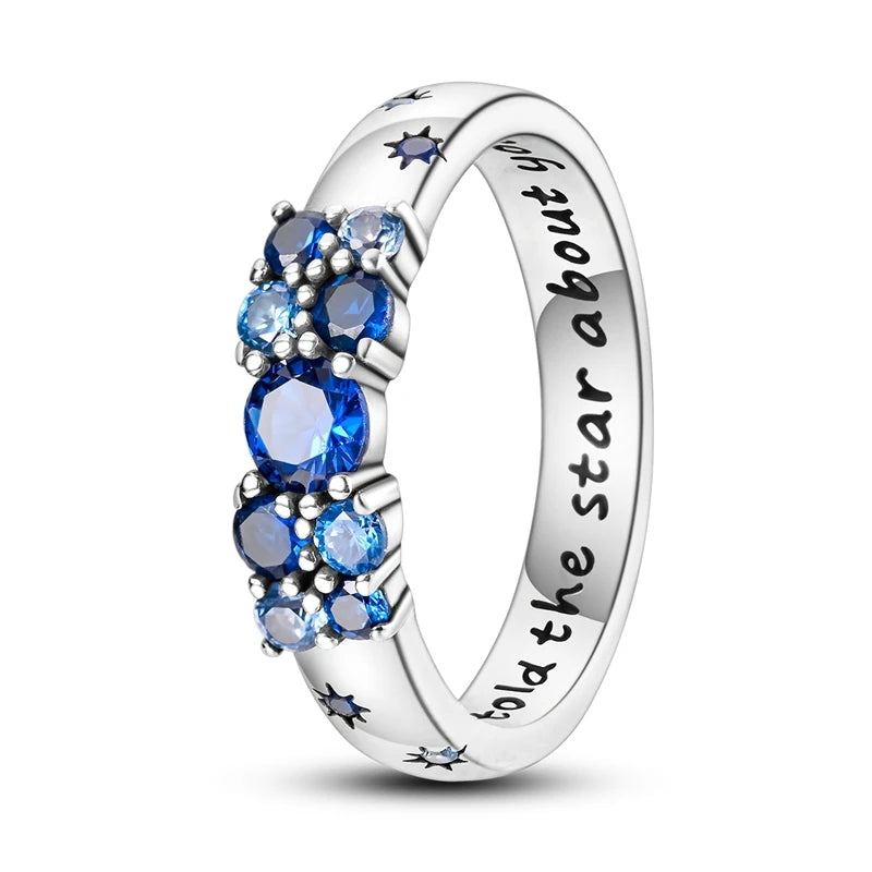 Silver-Plated Infinity Flower Daisy Ring for Women 