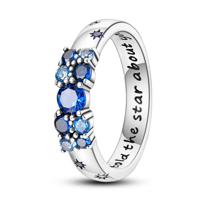 Silver-Plated Infinity Flower Daisy Ring for Women 