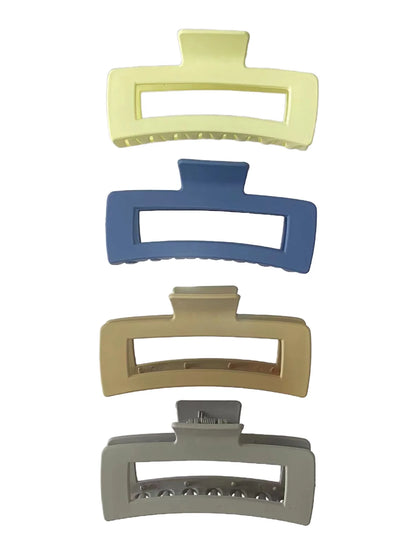 Plastic Jumbo Square Hair Claw Clips