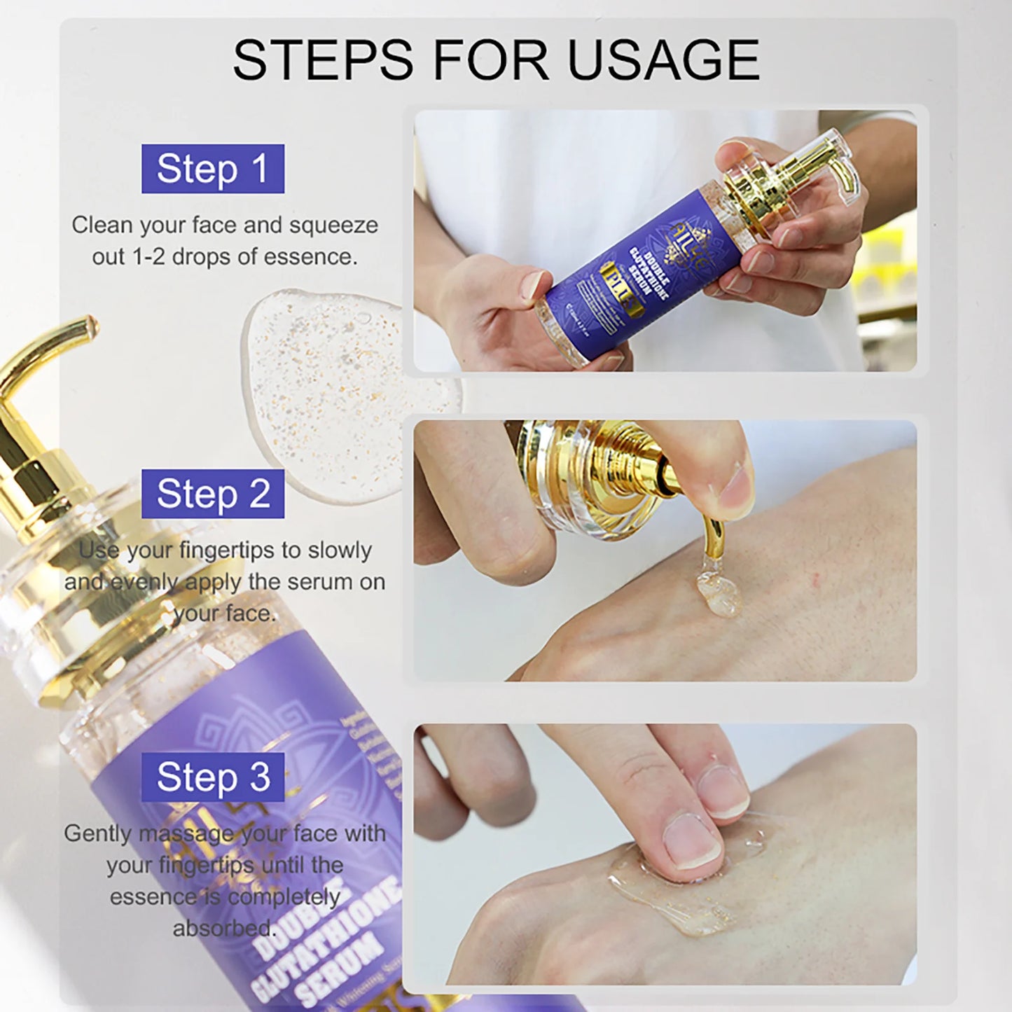 Discoloration Repair Serum with Glutathione