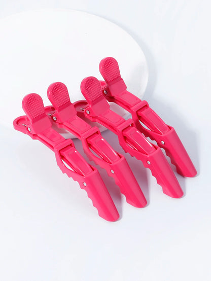 4-Piece Crocodile Hair Clips Set