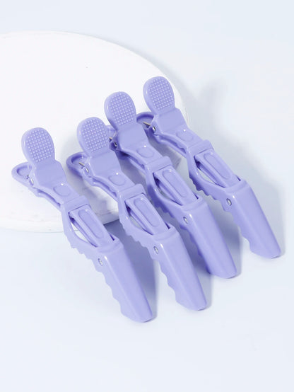 4-Piece Crocodile Hair Clips Set