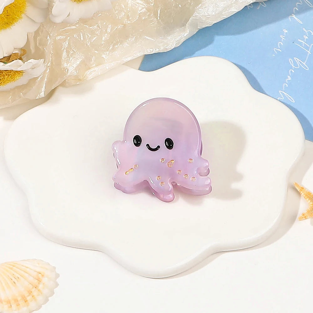 Small Cute Acetate Cartoon Hair Clips