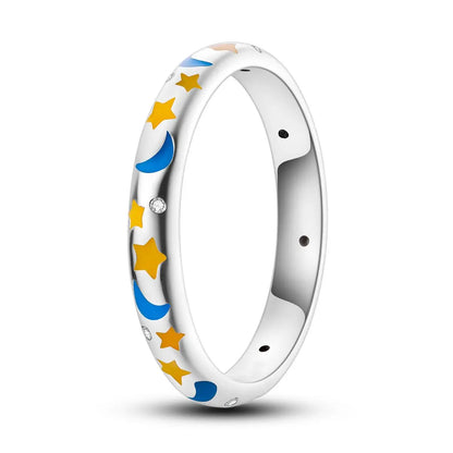 Silver-Plated Infinity Flower Daisy Ring for Women 