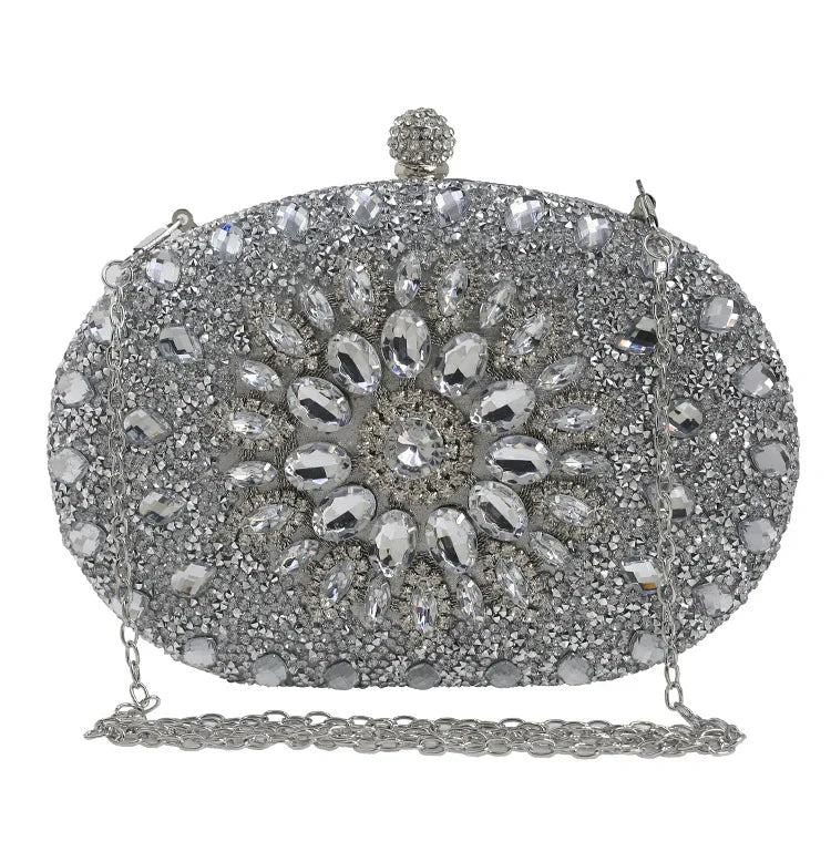 Luxury Crystal Diamond Clutch