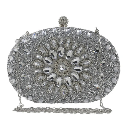 Luxury Crystal Diamond Clutch
