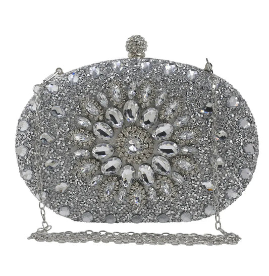 Luxury Crystal Diamond Clutch