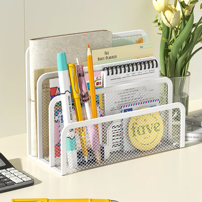 Desk Mail Organizer and Small File Holder