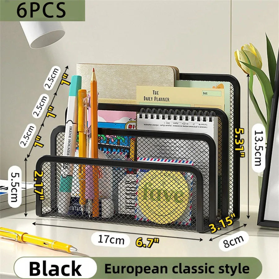 Desk Mail Organizer and Small File Holder