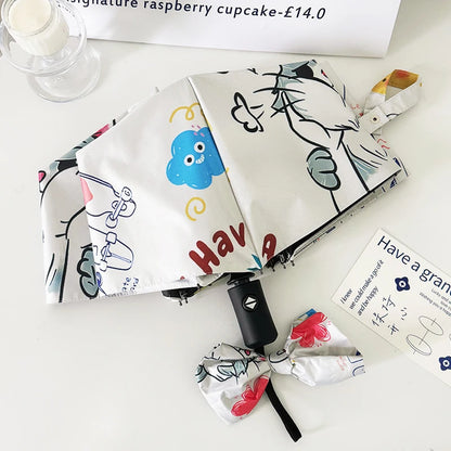 Cute & Proud Cat Folding Umbrella