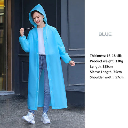 Adult Long Waterproof Raincoat