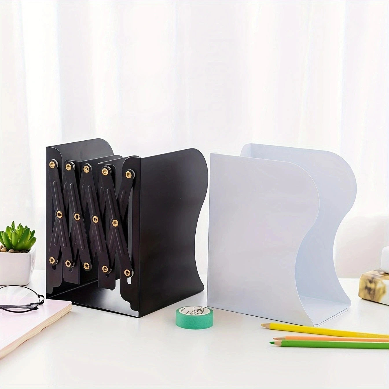 Adjustable Desktop Bookend Stand