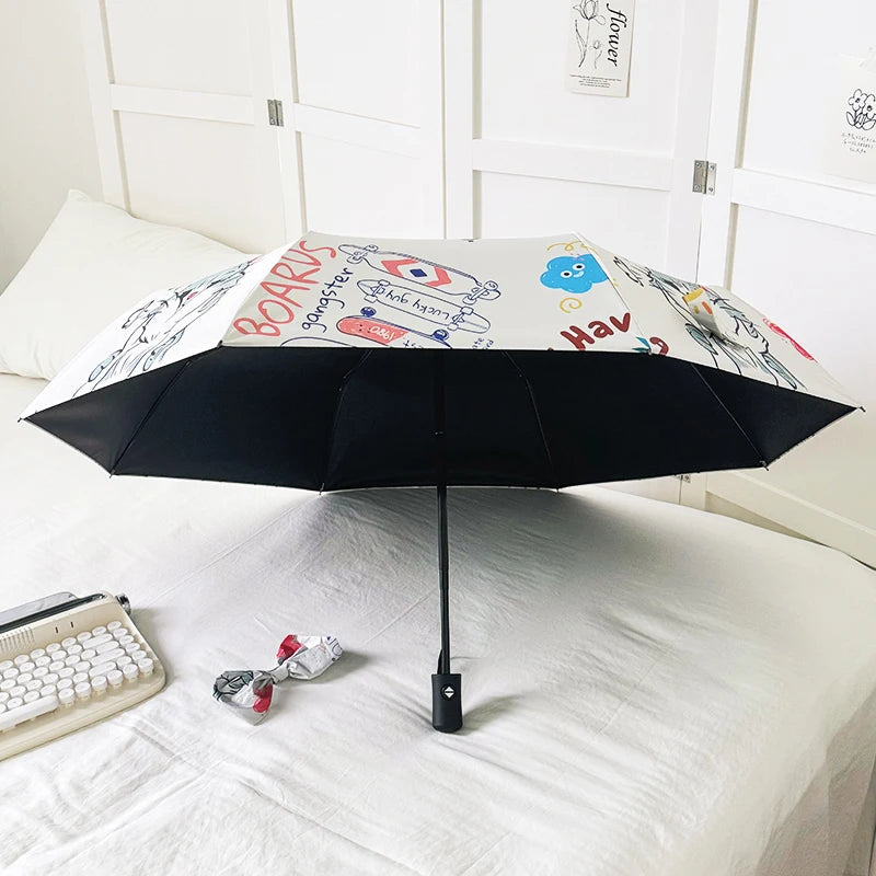Cute & Proud Cat Folding Umbrella
