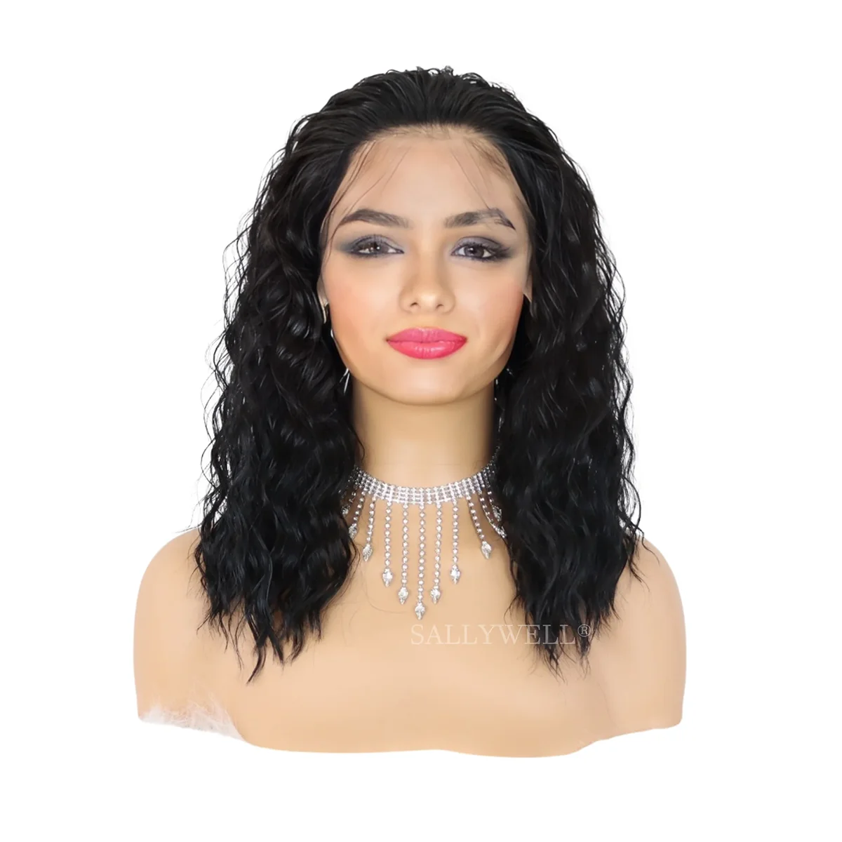 Deep Curly Short Bob Lace Front Wig
