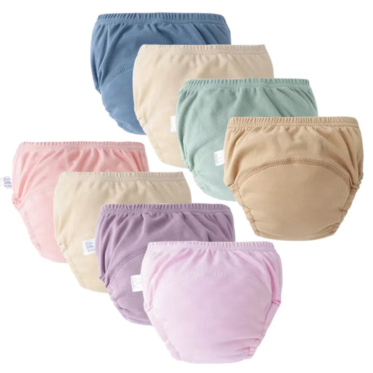 4PCS Set of Pure Solid Color Toddler Training Pants