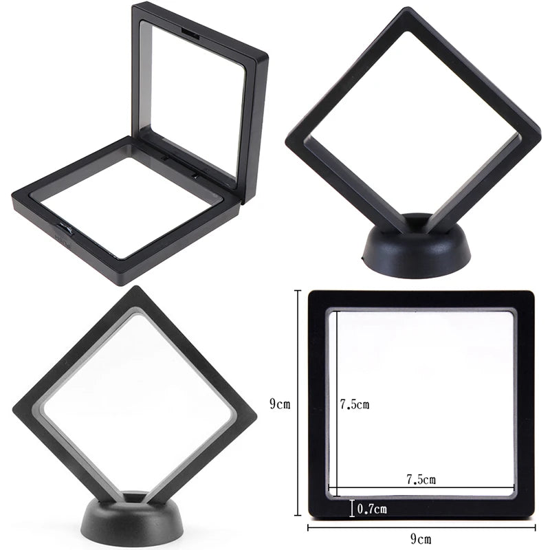 90×90mm Black 3D Floating Display Frame
