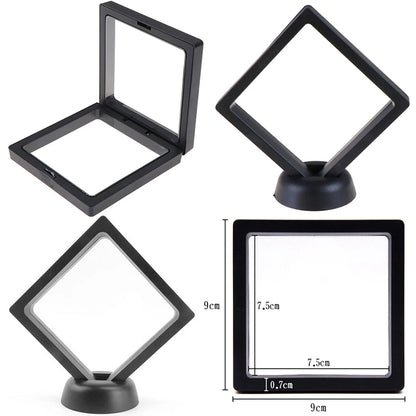 90×90mm Black 3D Floating Display Frame
